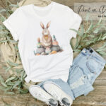 Spring And Easter Inspired By Pebble Art | Watercolor Clipart
